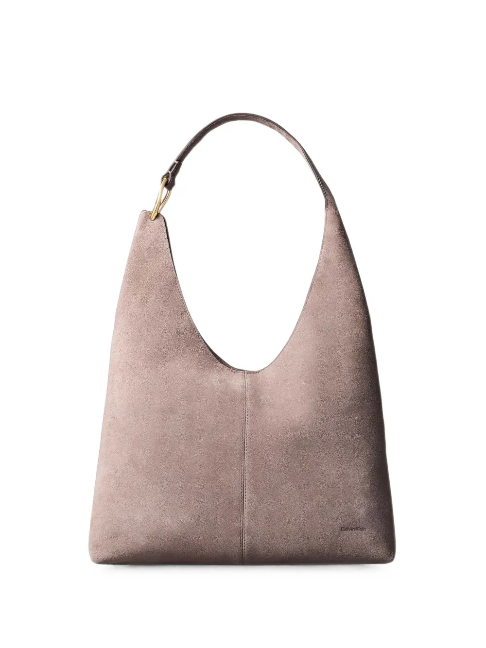 Calvin Klein suede shoulder bag - Toni neutri