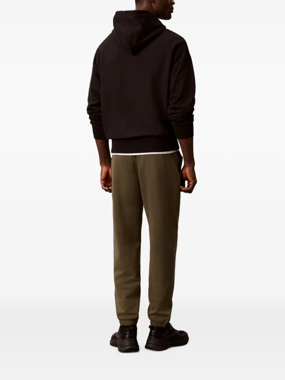 Calvin Klein logo-print track pants Groen