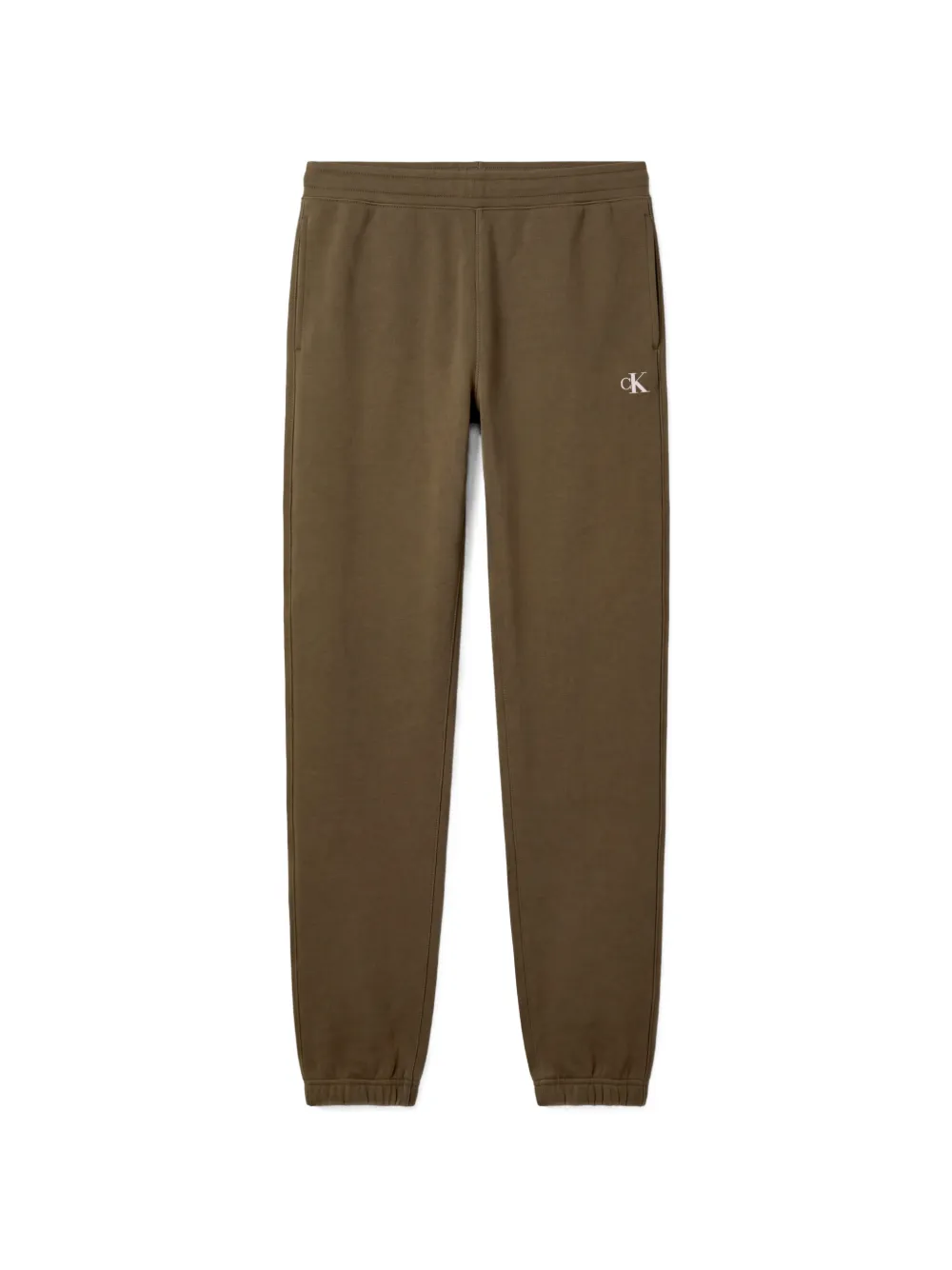 Calvin Klein logo-print track pants - Verde