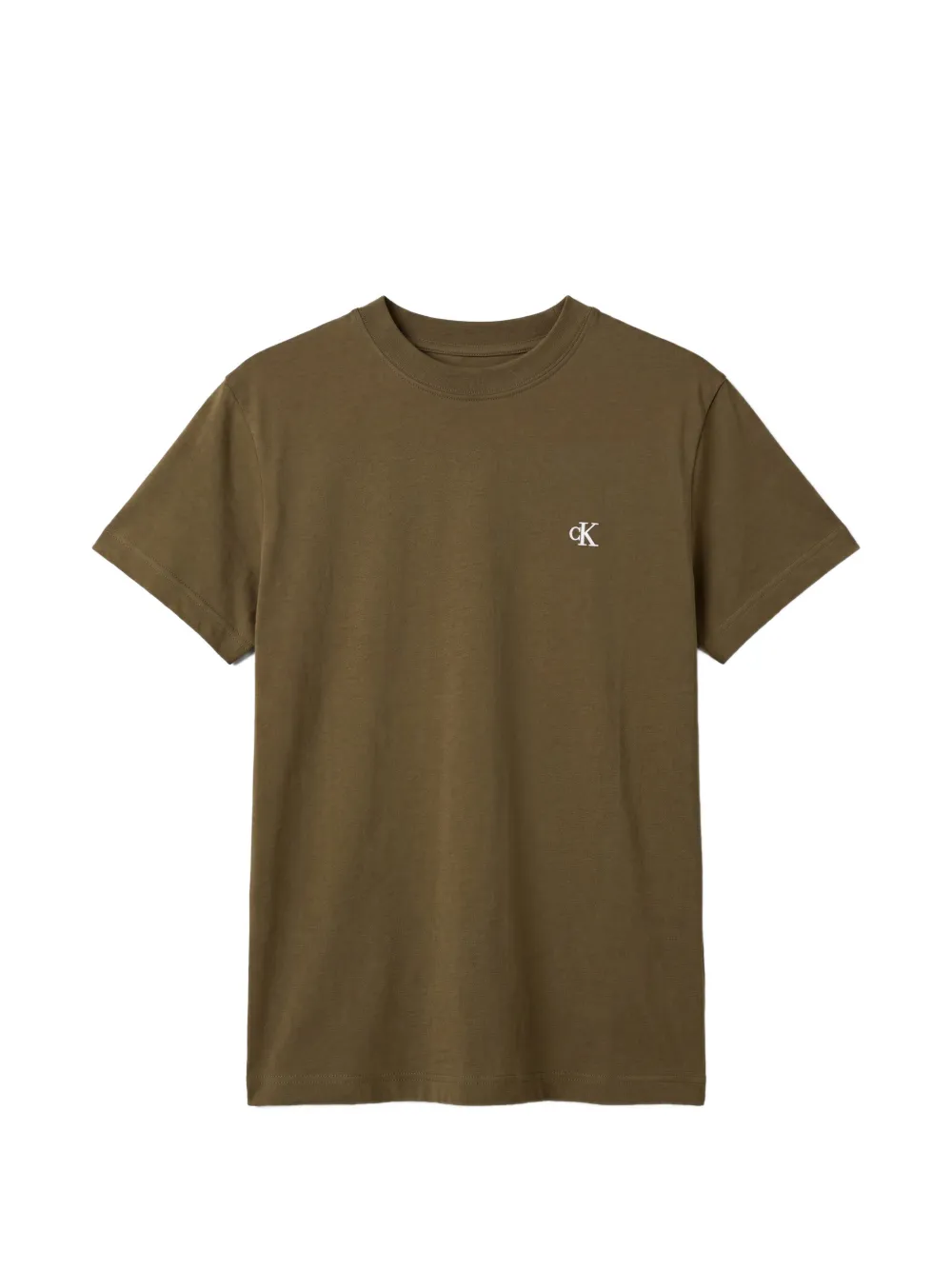 Calvin Klein logo-print T-shirt - Vert