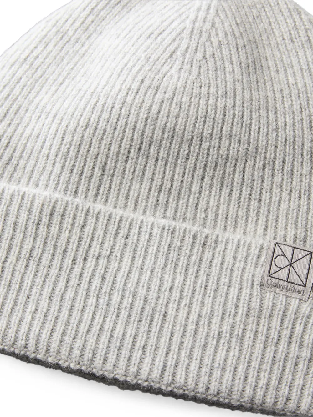 Calvin Klein Muts met logopatch Grijs