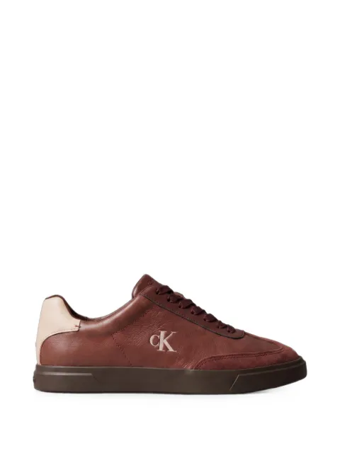 Calvin Klein logo-plaque panelled sneakers