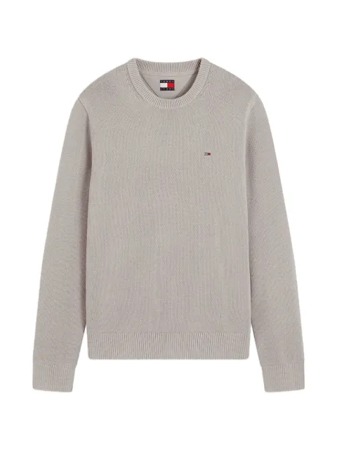 Tommy Hilfiger Tommy-flag ribbed-knit sweater