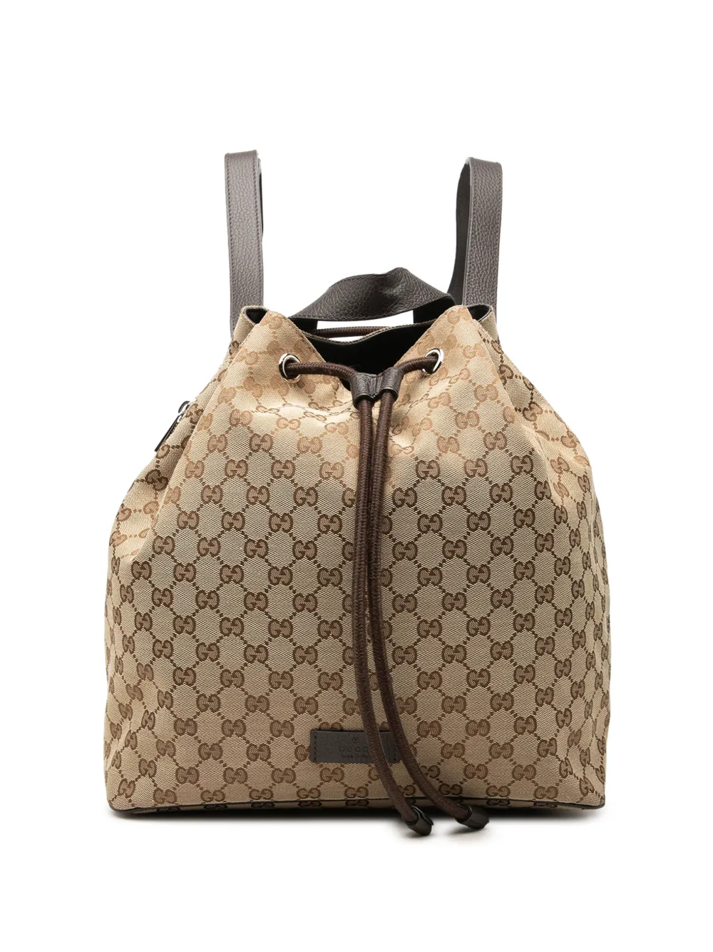 Gucci Pre-Owned 2000-2015 GG Canvas Drawstring backpack - Toni neutri
