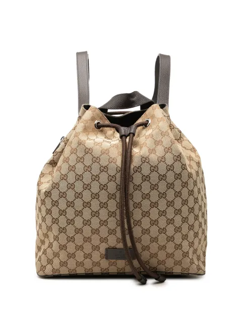 Gucci Pre-Owned 2000-2015 GG Canvas Drawstring backpack
