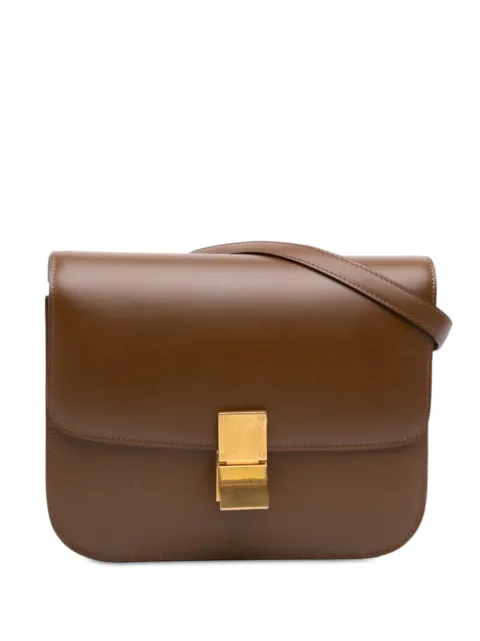 Celine Pre-Owned 2010-2026 ミディアム カーフスキン クラシック ボックス ショルダーバッグ