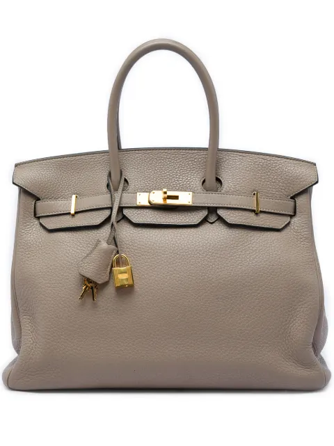 Hermès Pre-Owned 2012 Clemence Birkin Retourne 35 handbag