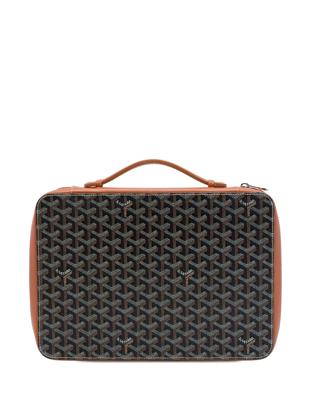 Goyard Pre-Owned 2010-2026 Goyardine Universal Companion Portfolio business bag - Nero