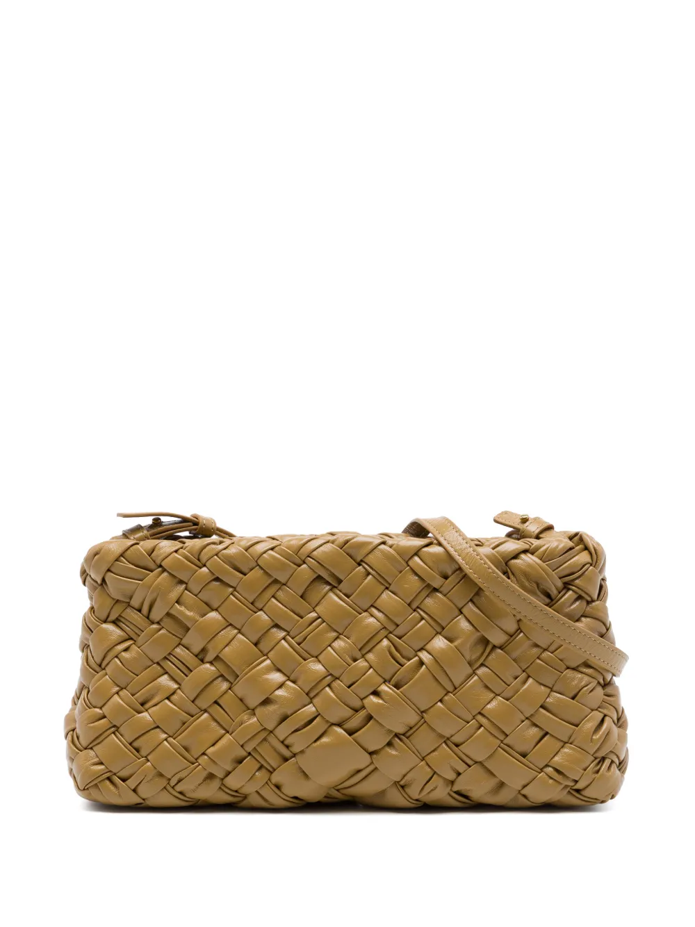 Bottega Veneta Pre-Owned 2012-2026 Nappa Intrecciato Kalimero Cha Cha shoulder bag - Marrone