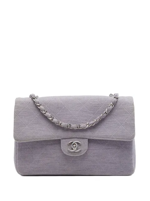 CHANEL Pre-Owned 1997-1999 Medium Classic Jersey Single Flap shoulder bag