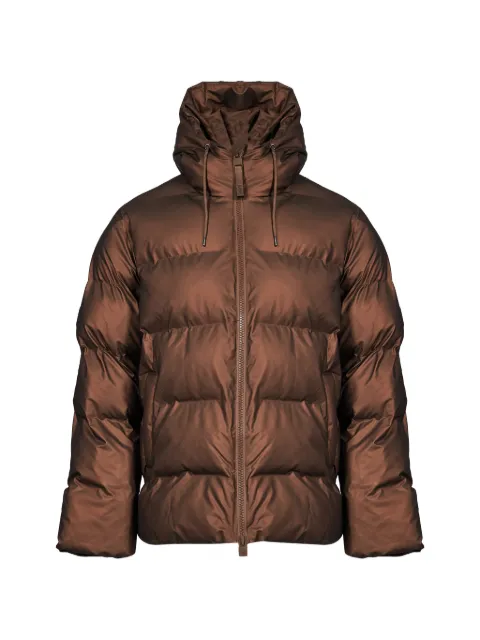 Rains Alta hooded quilted coat