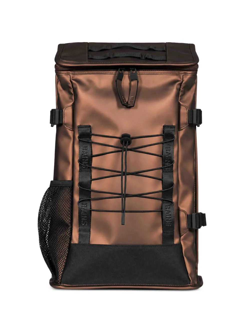 Rains Trail Mountaineer bungee-cord buckle-fastening backpack - Marrone