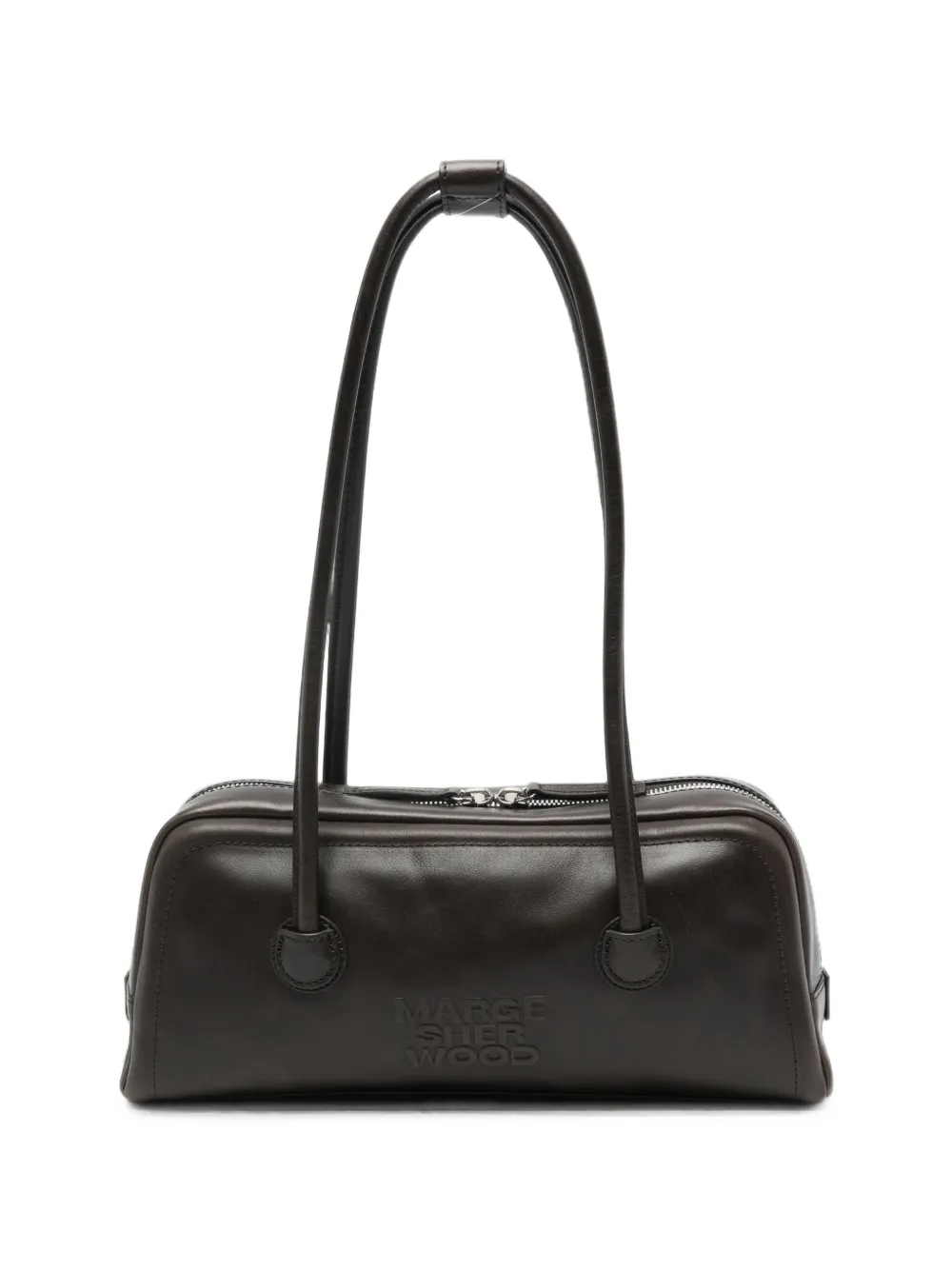 Marge Sherwood logo-embossed leather tote bag