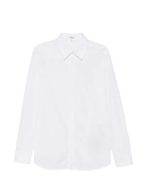LOEWE concealed-placket long-sleeve shirt
