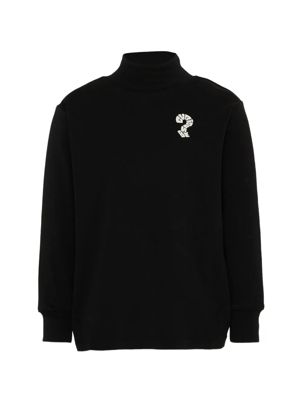 Molo graphic-print high-neck top - Nero