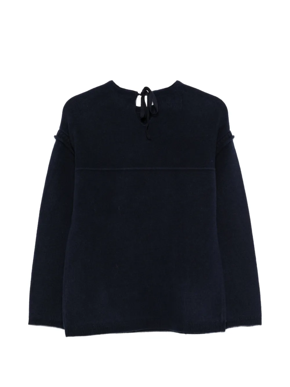Guest In Residence Fekted trui met ronde hals Blauw