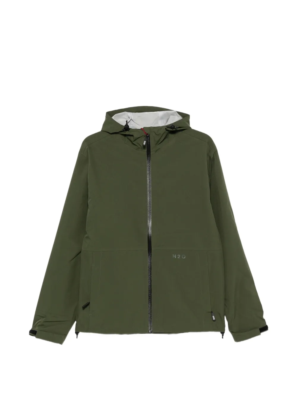 H2O SPORTSWEAR logo-print hooded jacket - Verde