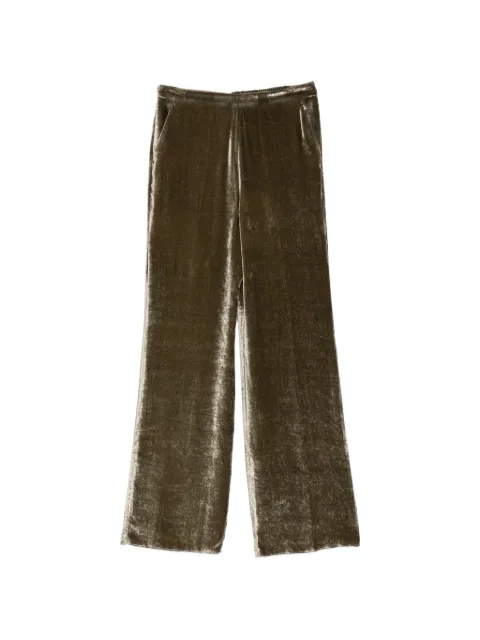 ETRO velvet-effect trousers