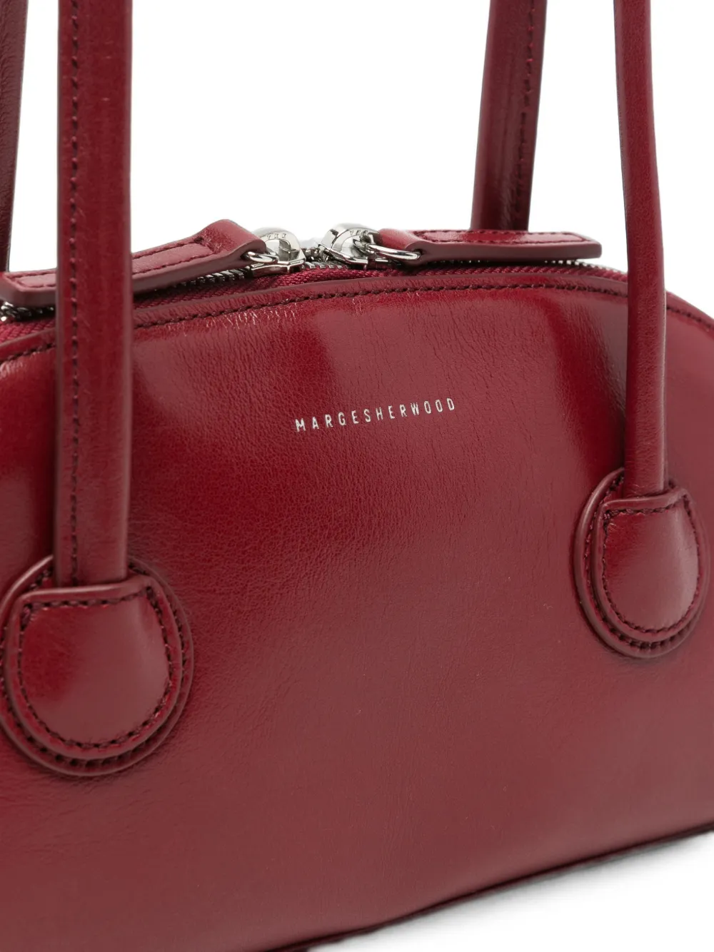 Marge Sherwood Schoudertas met logoprint Rood