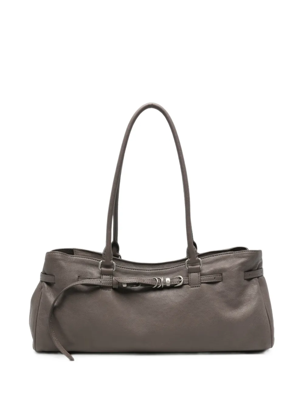 Marge Sherwood buckle-detail leather shoulder bag - Grigio
