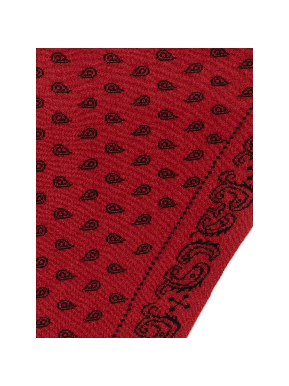 Guest In Residence Bandana met paisley-print Rood