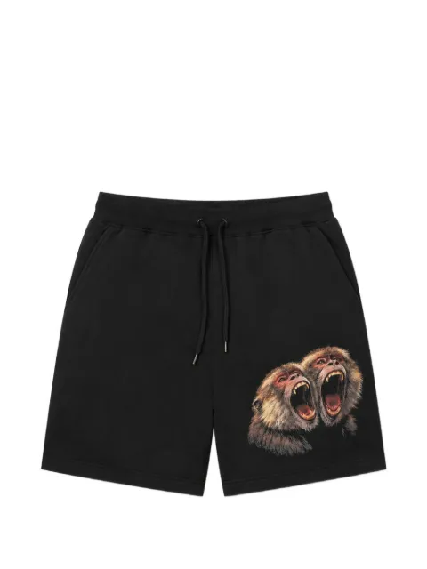 Melt graphic-print drawstring shorts