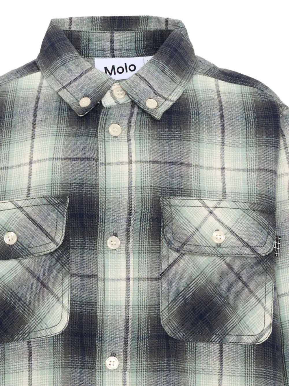 Molo Rozzy geruit overhemd Blauw