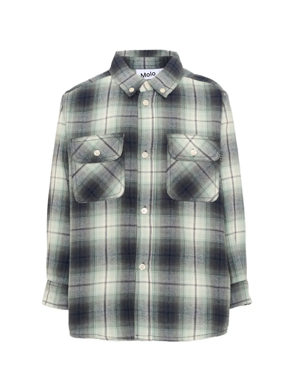 Molo Rozzy check-print shirt - Blu