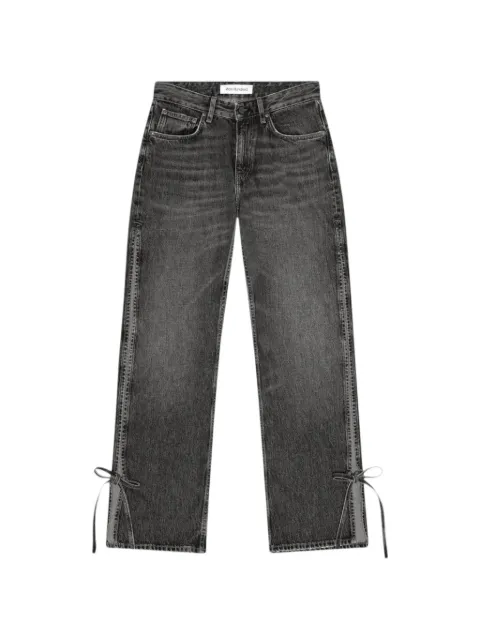 Won Hundred Baggy 系带开衩牛仔裤