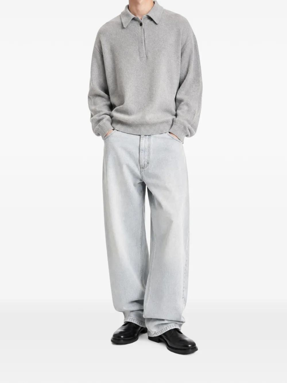 Haikure Sibilla jeans met wijde pijpen Blauw