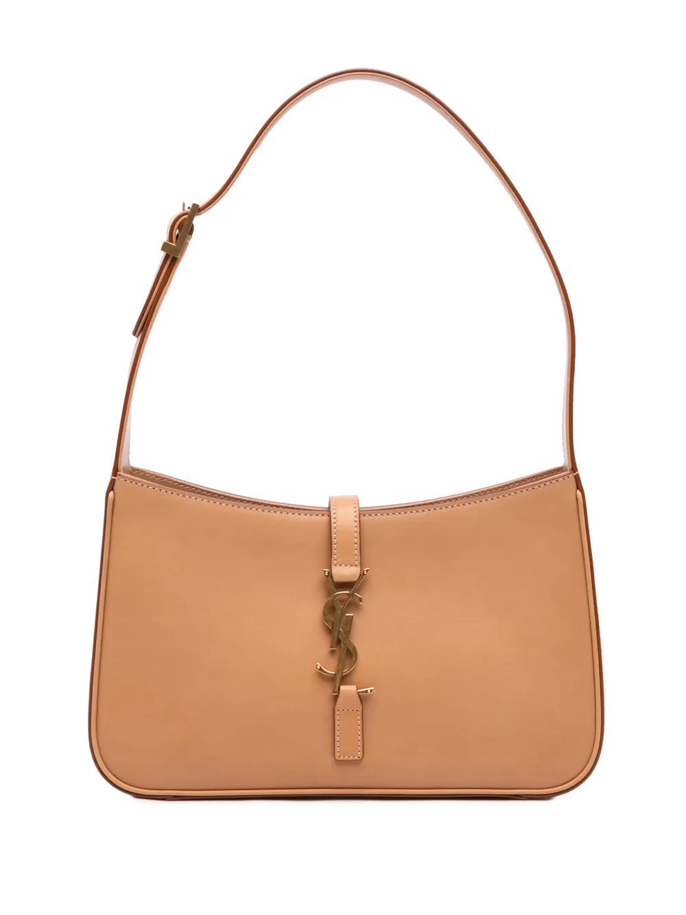 Saint Laurent Pre-Owned 2021 Smooth Calfskin Le 5 a 7 shoulder bag - Marrone