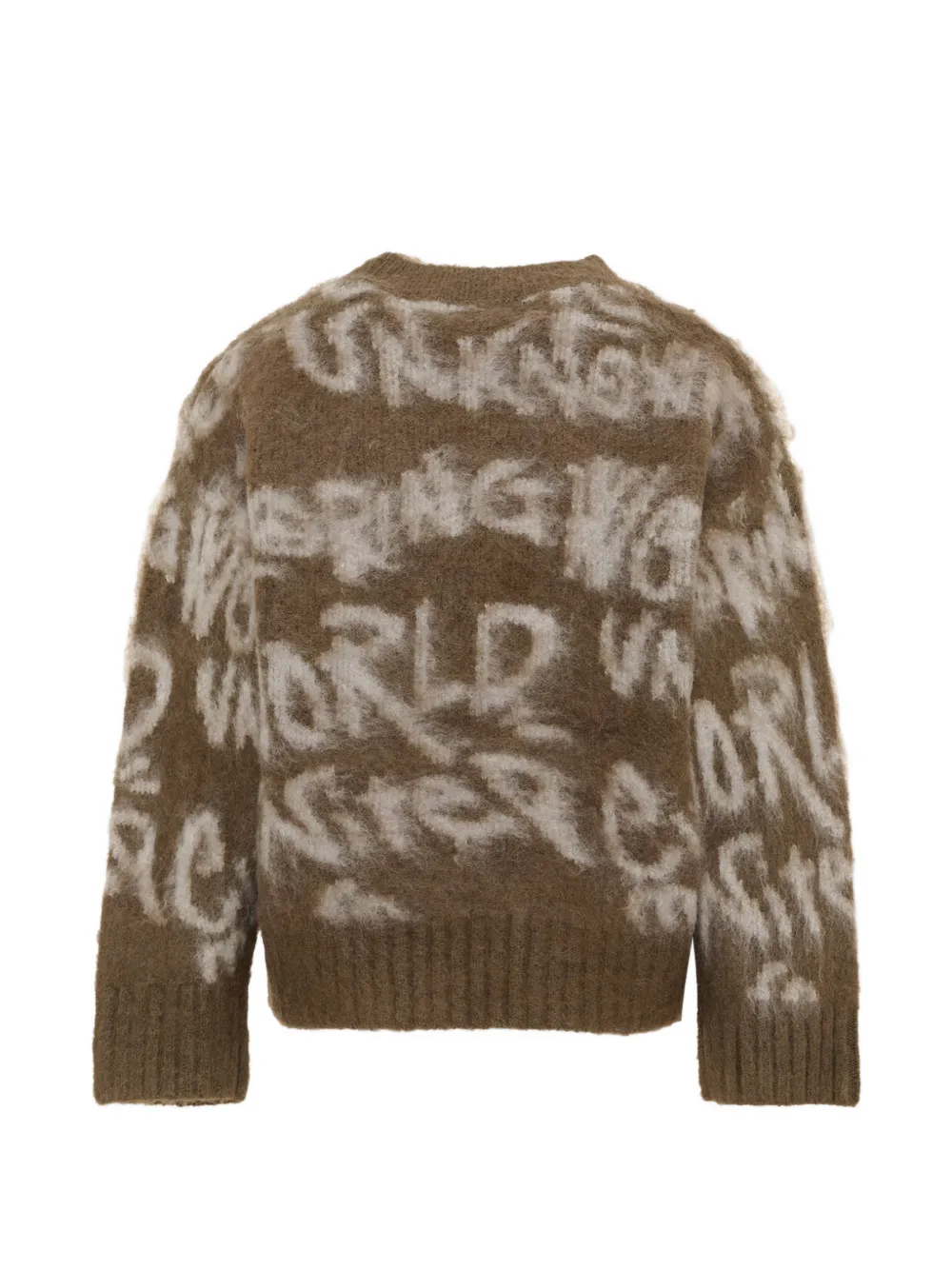 Molo Brian graffiti-print sweater Bruin