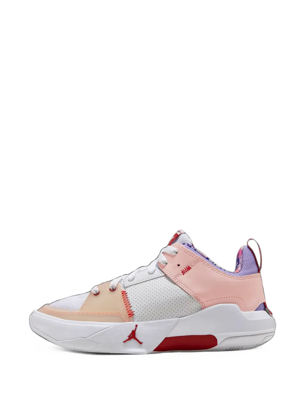 Jordan Kids One Take 5 "White/Arctic Punch/Purple Pulse/University Red" sneakers - Bianco