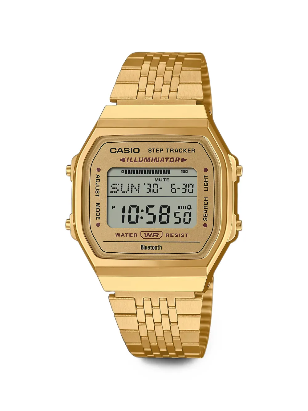 Casio Step Tracker 38mm Watch In Gold