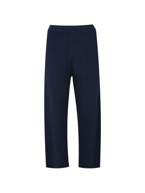 Izaak Azanei ribbed-knit straight-leg trousers