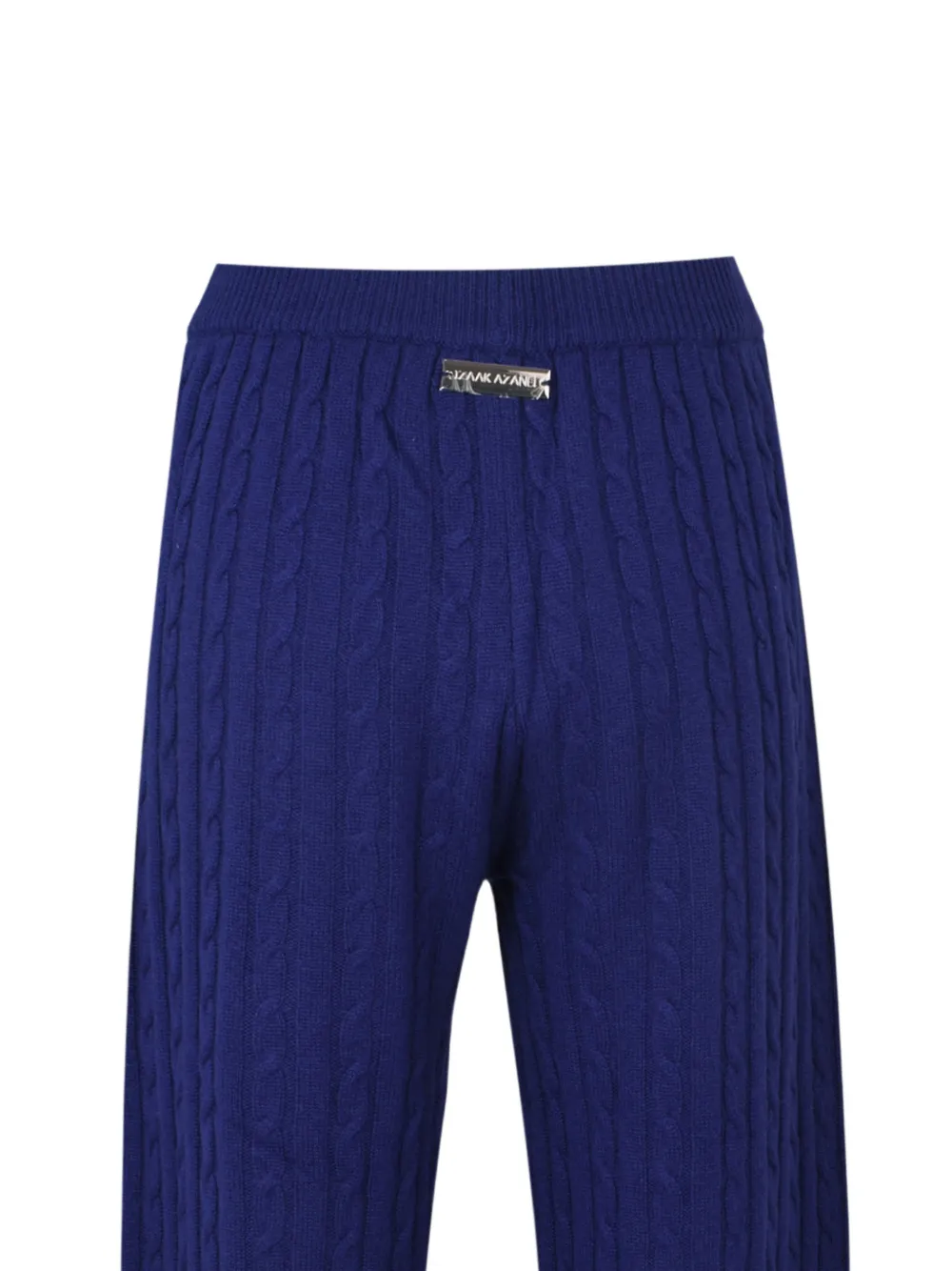 Izaak Azanei Kabelgebreide broek Blauw