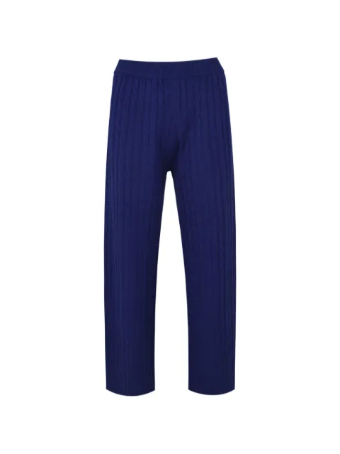 Izaak Azanei cable-knit trousers