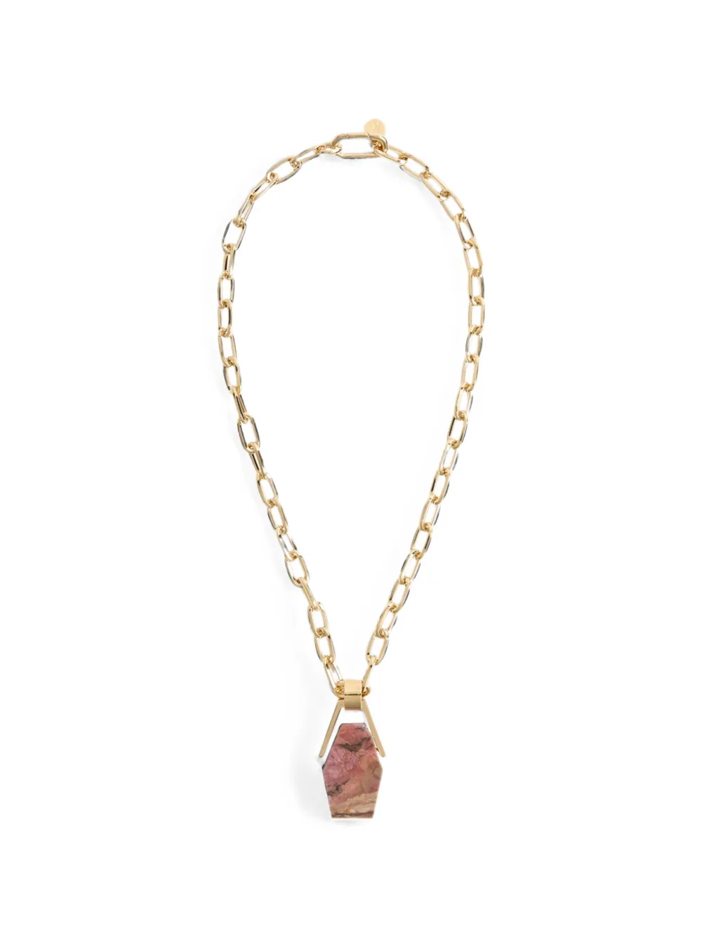 La DoubleJ Portal rhodonite necklace - Oro