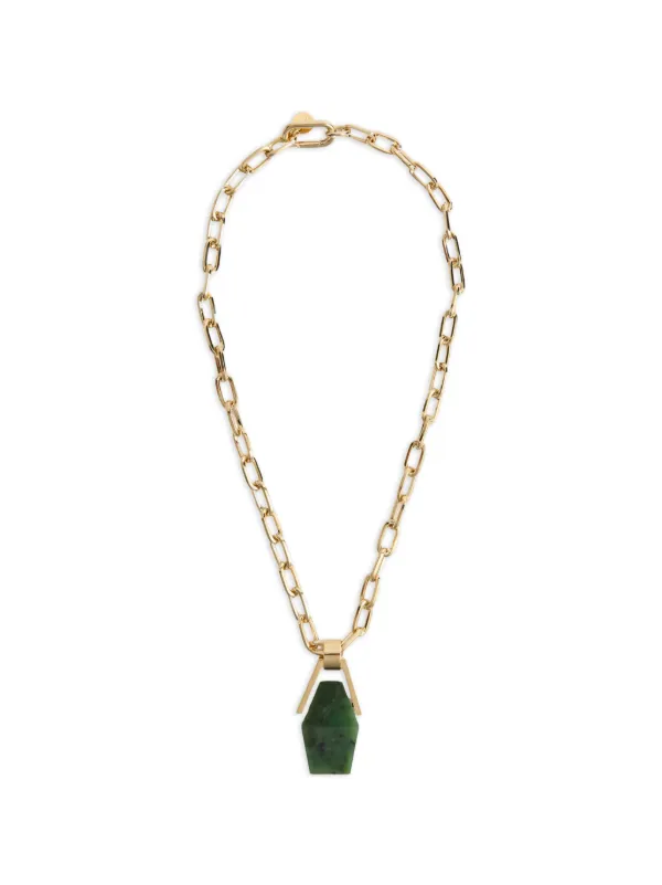 La DoubleJ Portal Necklace in Gold