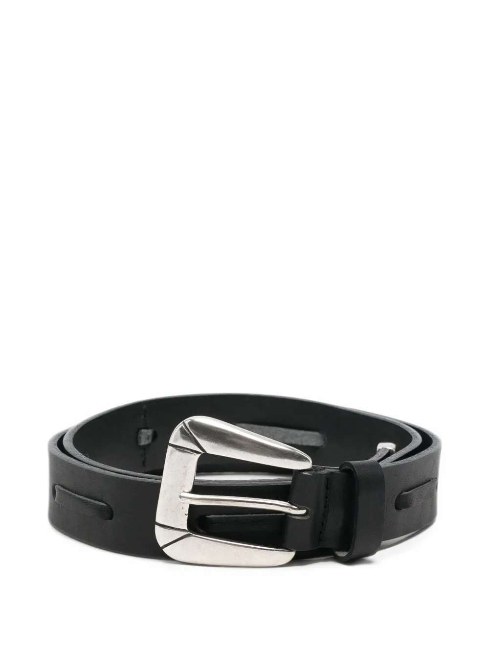 Won Hundred Asheville leather belt - Nero