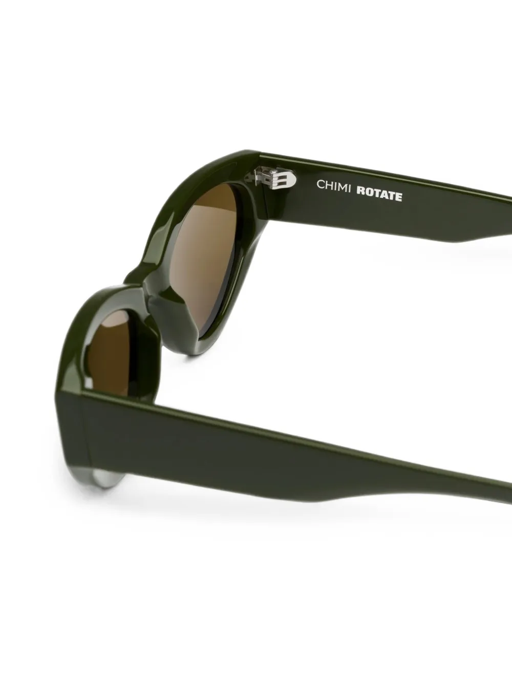 Chimi M 06 zonnebril met cat-eye montuur Groen