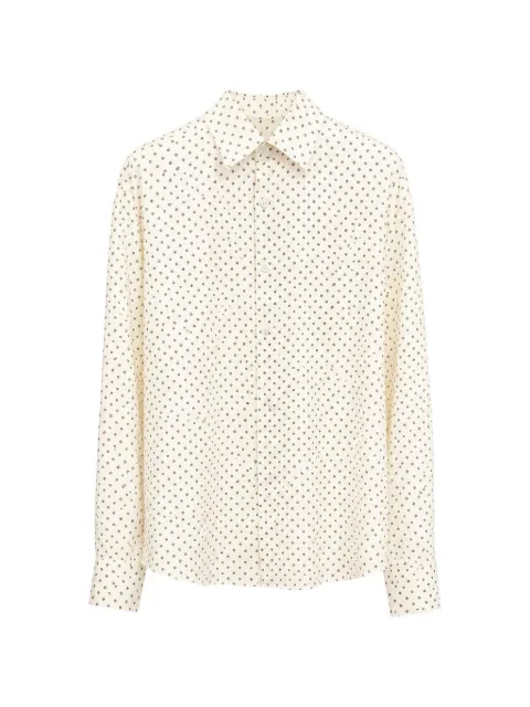 Costumein camisa Jil de seda con estampado geométrico