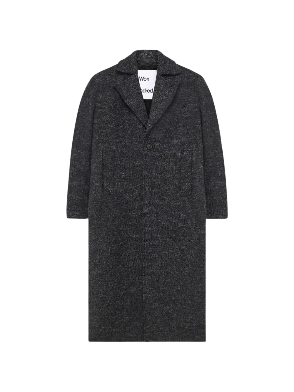 Won Hundred Wade notch-lapel coat Grijs