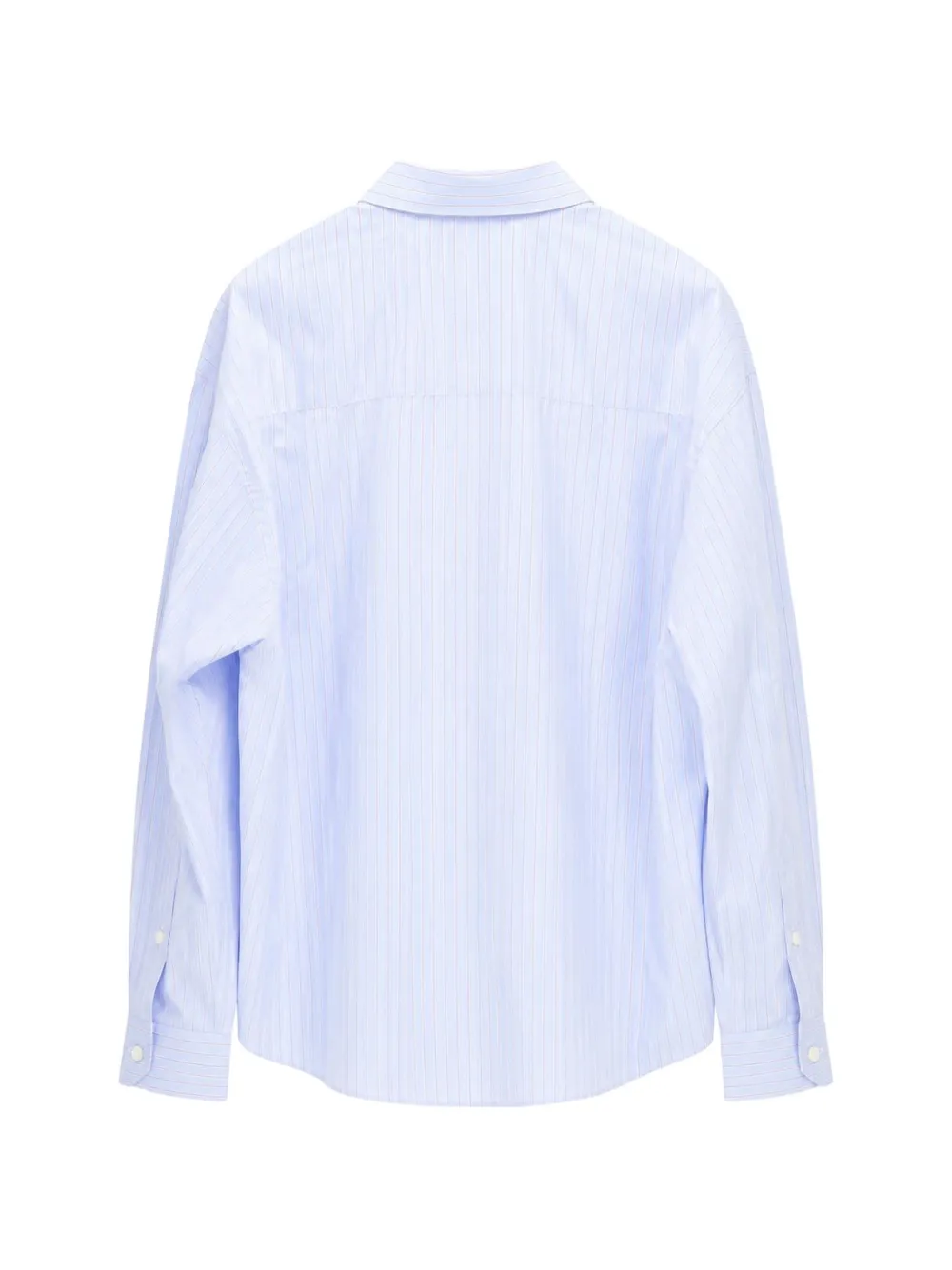 Costumein Eric ML gestreept overhemd Blauw