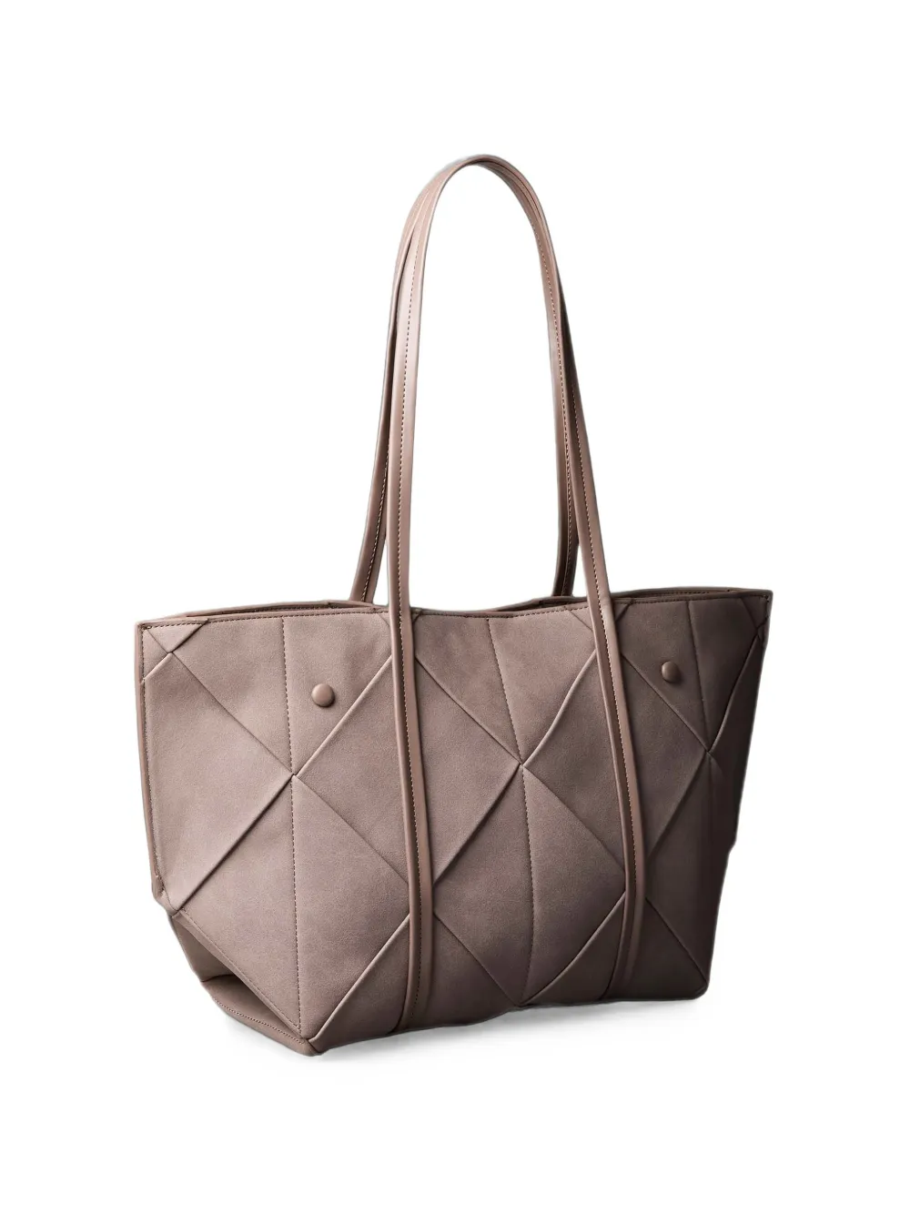 Calvin Klein Quilted Tote Bag in Neutrals, view 2