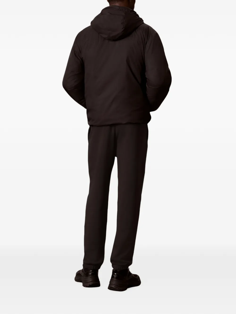 Calvin Klein logo-patch track pants Zwart