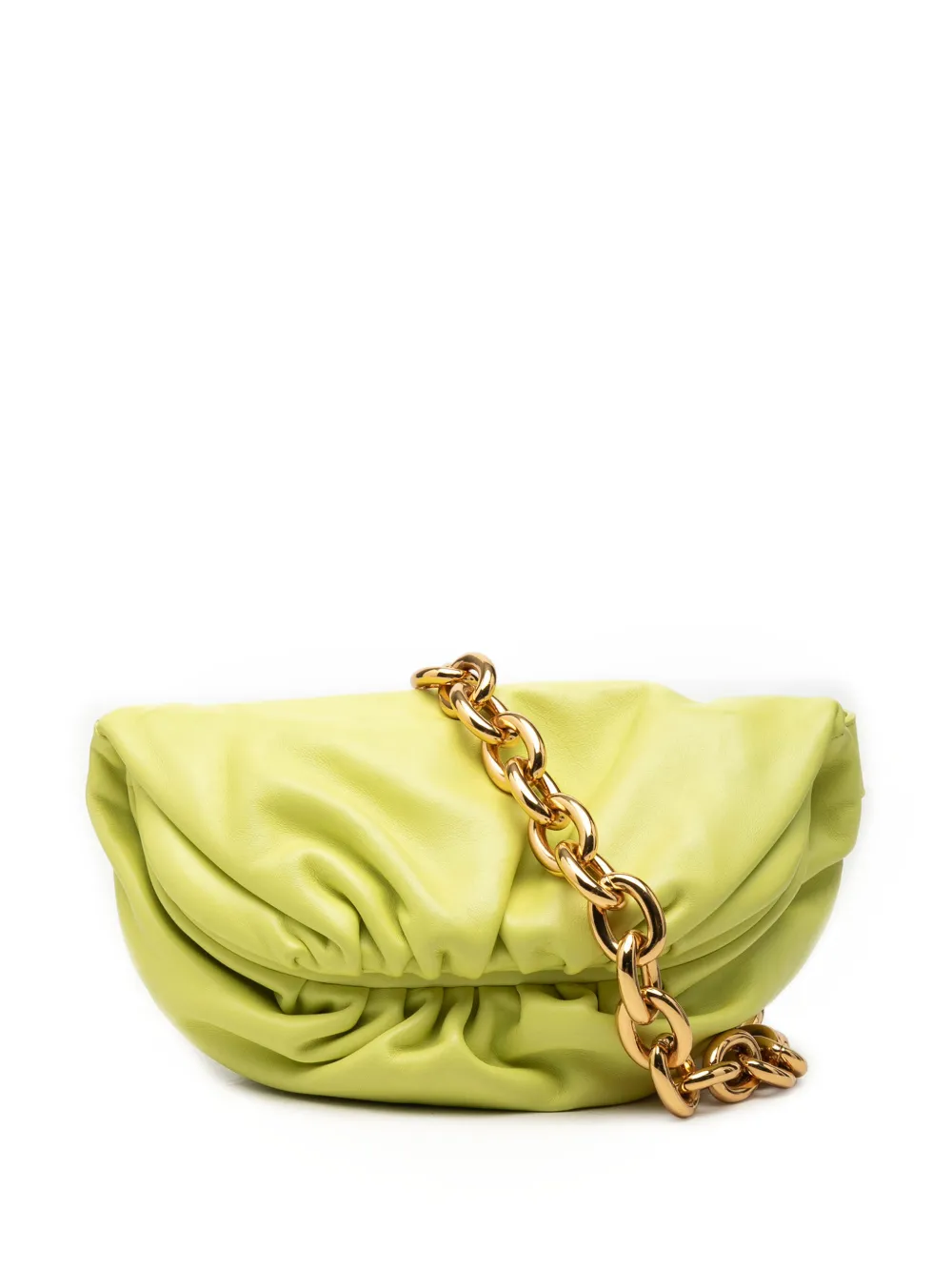Bottega Veneta Pre-Owned 2012-2026 Lambskin Chain Pouch belt bag - Verde