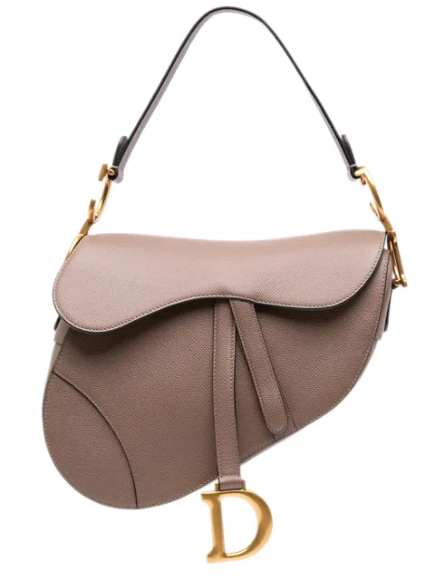 Christian Dior Pre-Owned 2022 Grained Calfskin Saddle Bag shoulder bag