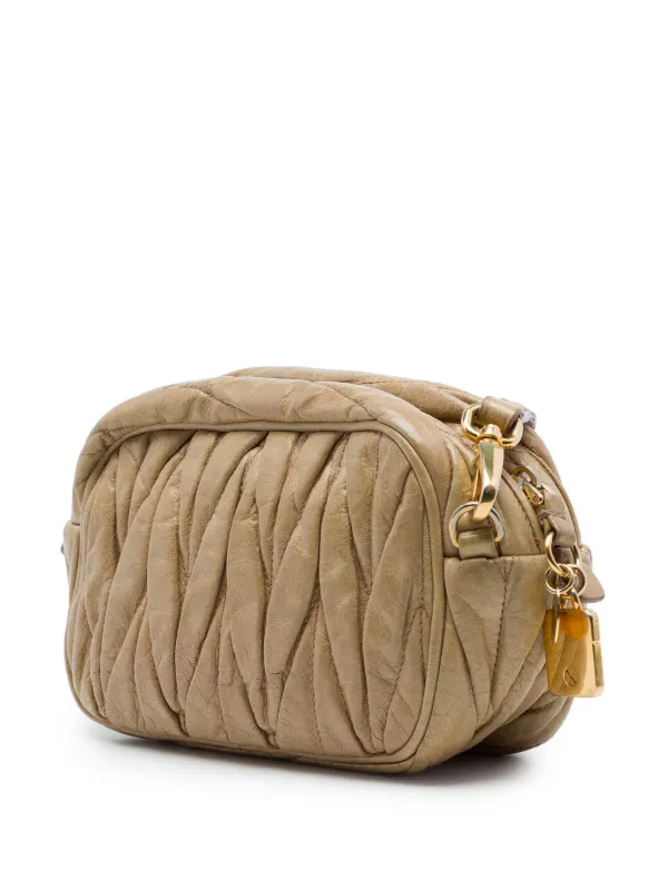 Miu Miu Pre-Owned 2010-2026 Matelasse Nappa Camera Bag Crossbody