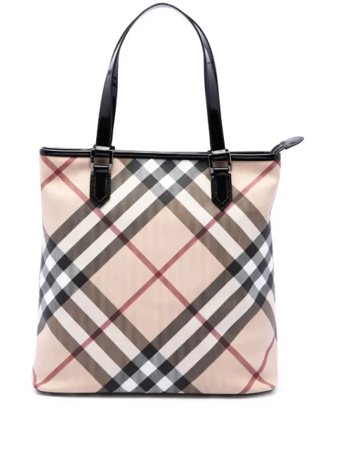 Burberry Pre-Owned sac à main en toile Supernova Check (2000-2017)